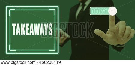 Writing Displaying Text Takeaways. Business Overview An Act Or Instance Of Giving Something From You