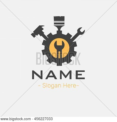 Vector Logo Of A Building Materials Repair Remont Store