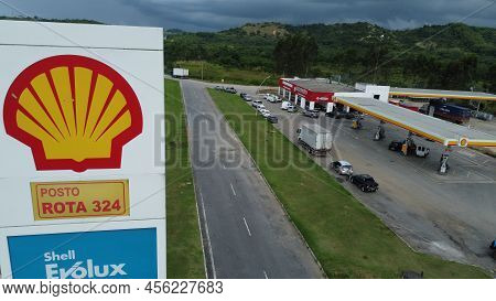 Gas Station On Highway