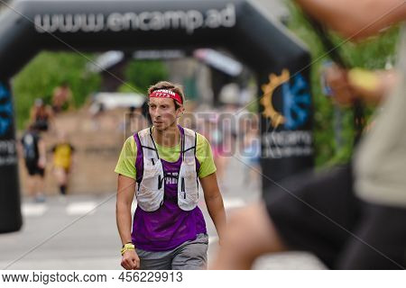 Encamp, Andorra : 2022 June 11 : Competitors Participate In The 2020 Spartan Race Obstacle Racing Ch