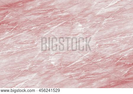 Pink Marble Stone Floor Texture. Closeup Surface Abstract Marble Pattern At The Background