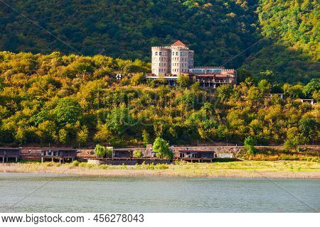 Hotel Near Ilia Lake In Kakheti. Kakheti Is A Region In Eastern Georgia With Telavi As Its Capital.