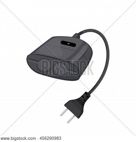 Wall Smar Plug Cartoon. Wall Smar Plug Sign. Isolated Symbol Vector Illustration