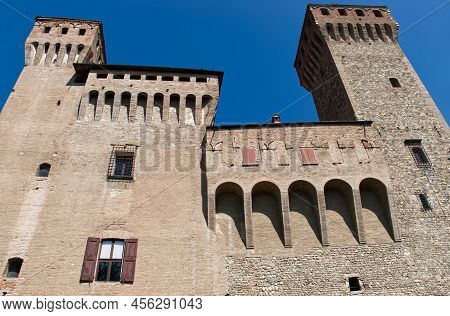 Ancient Medieval Castle Of Vignola (la Rocca Di Vignola). Modena, Italy.