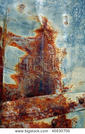 Vecchio ferro arrugginito
