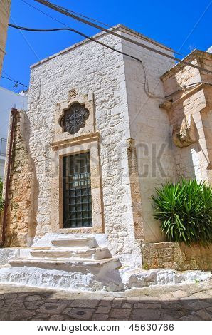 Chiesa di s. Antonio abate. Ceglie Messapica. Puglia. Italia.