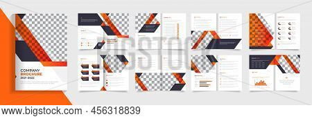 Corporate Brochure, Square Brochure Design, Business Brochure, Brochure Design, Multipage Brochure, 