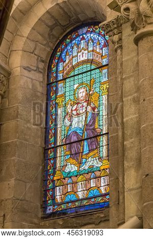 Cathedral Of Santiago De Compostela In Galicia, Spain.