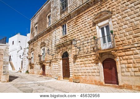 Palazzo vitale. Ceglie Messapica. Puglia. Italia.