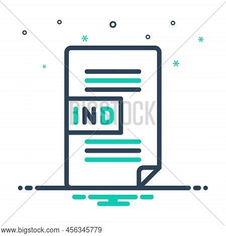 Mix Icon For Ind Folder Format File Doc Document Extension