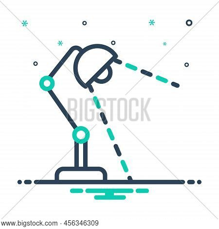 Mix Icon For Flashing Desk Lamp Electric Interior Furniture Flash Light