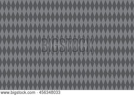 Rhombus Pattern Black And White Halftone Abstract Geometric Technology Vector Background Checkered P