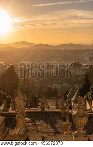 Sanctuary Of Bom Jesus Do Monte (also Known As Sanctuary Of Bom Jesus De Braga) Is Located In Tenoes