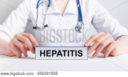 Hepatitis Word, Liver Disease Concept. High Quality Photo