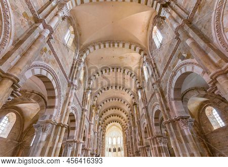 Saint Mary Magadalene Abbey, Vezelay, France, Interiors