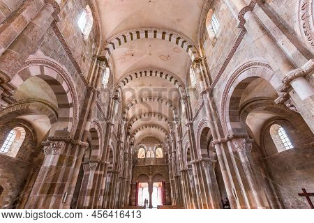 Saint Mary Magadalene Abbey, Vezelay, France, Interiors