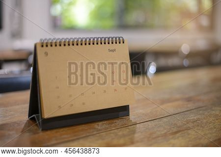 2022 Calendar Desk Place On The Table. Desktop Calender For Planner To Plan Agenda, Timetable, Appoi