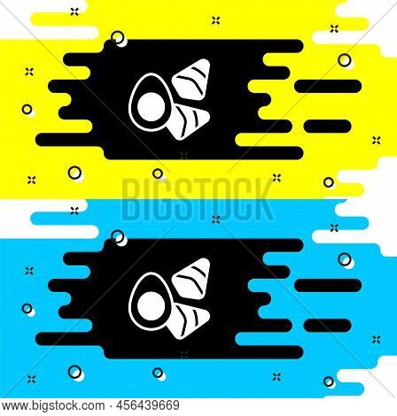 White Chicken Egg With Vegerables Icon Isolated On Black Background. Vector