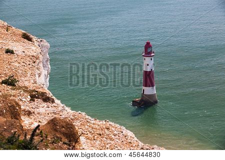 På kysten nær Eastbourne