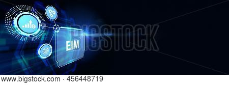 Eim Enterprise Information Management System. 3d Illustration