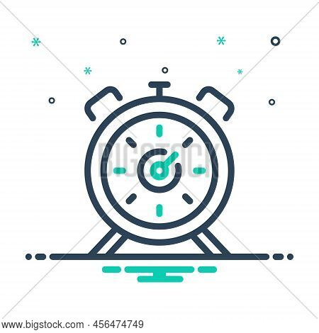 Mix Icon For Limiting Time Clock Instrument Instant Timeout Display Limit Limitations Measurement