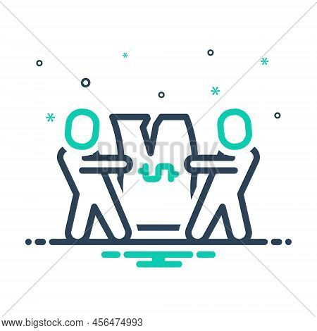 Mix Icon For Liberal Tolerant Lenient Permissive Fight Unbigoted Broad-minded