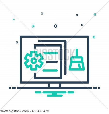 Mix Icon For Cached Hideout Clear Cleaner Storage Database Delete History Browser Browsing Internet