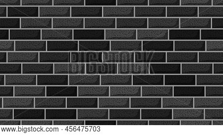 Seamless Black Brick Wall