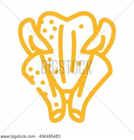 Broiler Chicken Carcass Color Icon Vector. Broiler Chicken Carcass Sign. Isolated Symbol Illustratio