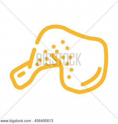 Quarter Back Color Icon Vector. Quarter Back Sign. Isolated Symbol Illustration