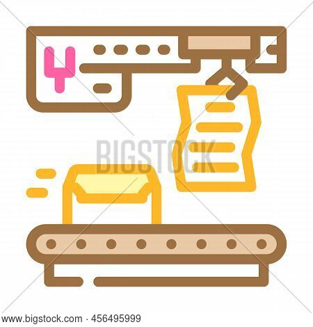 Automated Email Marketing Color Icon Vector. Automated Email Marketing Sign. Isolated Symbol Illustr