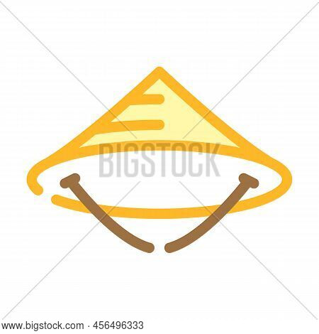 Dawley Limao Asian Color Icon Vector. Dawley Limao Asian Sign. Isolated Symbol Illustration