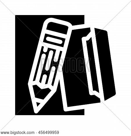 Email Copywriting Glyph Icon Vector. Email Copywriting Sign. Isolated Symbol Illustration
