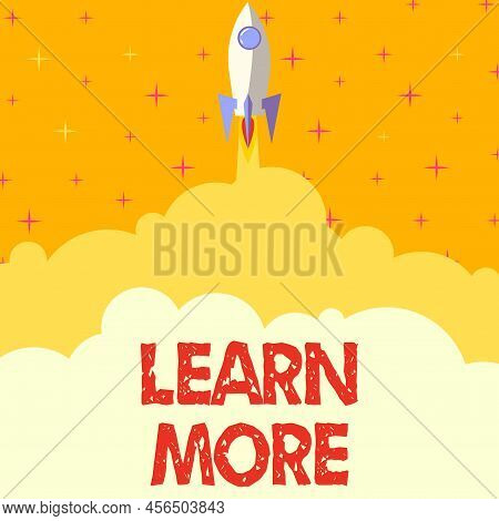 Inspiration Showing Sign Learn More. Business Showcase Deepen Knowledge Of The Thing You Want To Do 