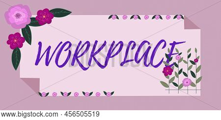 Text Showing Inspiration Workplace. Internet Concept Area Where You Can Find Busy Showing Doing Thei
