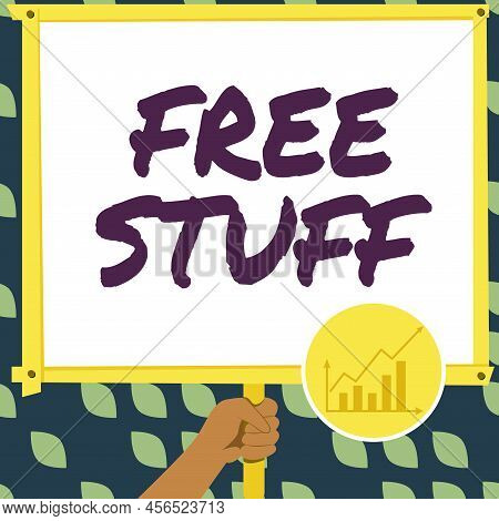 Conceptual Caption Free Stuff. Business Overview Any Thing That You Can Have In A Store That Is Not 