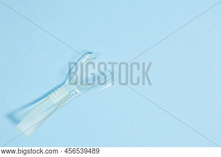 Retractor Dental Lip Retractor Access To The Oral Cavity. Wide Mouth Opening For A Dental Procedure