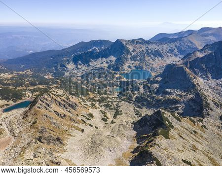 Aerial View Of Pirin Mountain Near Polezhan Peak, Bulgaria