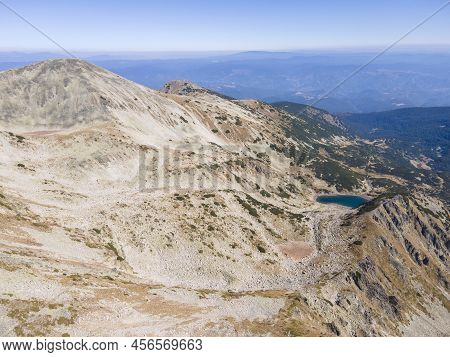 Aerial View Of Pirin Mountain Near Polezhan Peak, Bulgaria