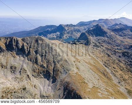 Aerial View Of Pirin Mountain Near Polezhan Peak, Bulgaria