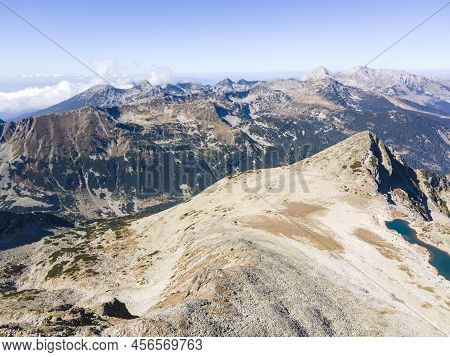 Aerial View Of Pirin Mountain Near Polezhan Peak, Bulgaria