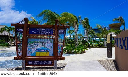 Puerto Plata, Dr - January 10, 2022: Shops At Cruise Port Taino Bay In Puerto Plata, Dominican Repub