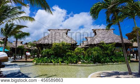 Puerto Plata, Dr - January 10, 2022: Shops At Cruise Port Taino Bay In Puerto Plata, Dominican Repub