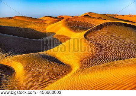 Before Sunset In The Desert, Nice Oman.