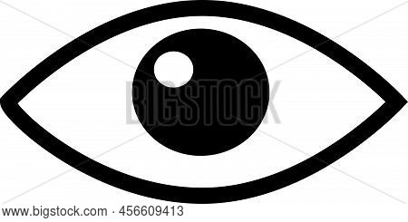 Eye Vector Icon. Eye Looking Vector Icon..eps