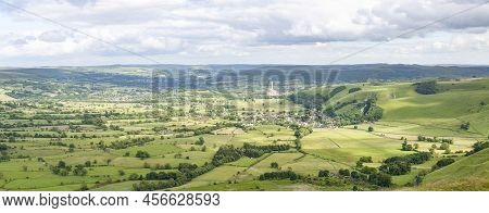 View Of The Valley From The Top Of Mam Tor (also Known As Shivering Mountain) In The Peak District, 