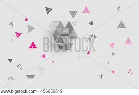 Abstract Geometric Lines Trendy Overlapping Triangles Vector Images For Flyers, Presentations And Co