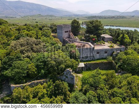 Drone View At The Roman Archaeological Site Of Butrinto In Albania