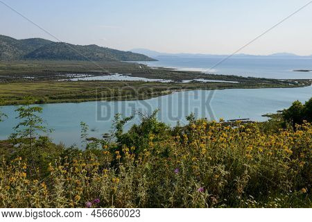 Vivari Channel At Butrinto On Albania