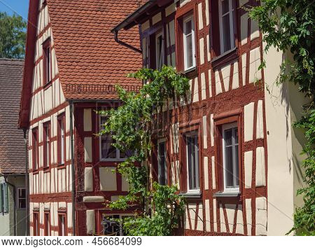 the city of Meersburg at the lake constance